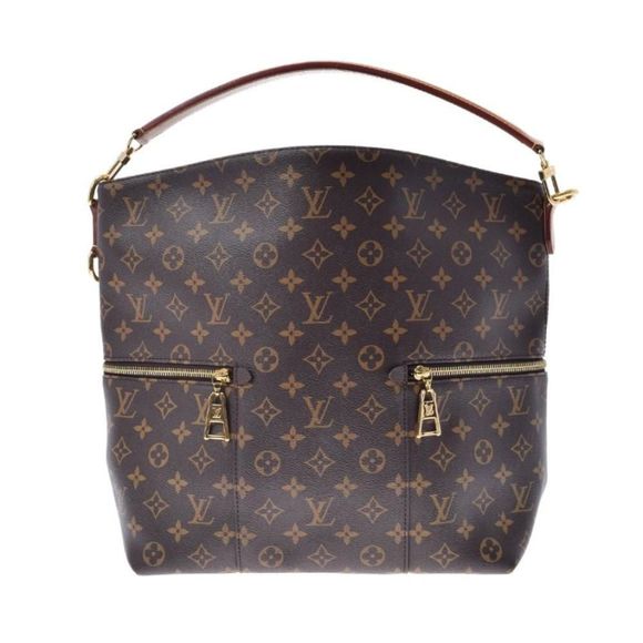 Louis Vuitton Melie Monogram Semi-Shoulder Canvas Tote Bag - Picture 1 of 8